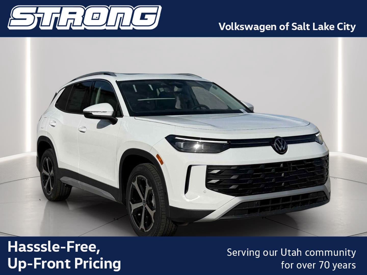 Pure White 2026 Volkswagen Tiguan SUV / Crossover All-Wheel Drive Automatic