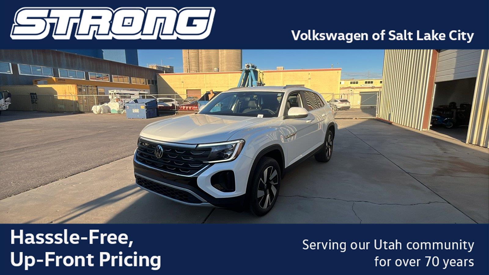 Opal White Pearl 2026 Volkswagen Atlas Cross Sport SUV / Crossover All-Wheel Drive Automatic