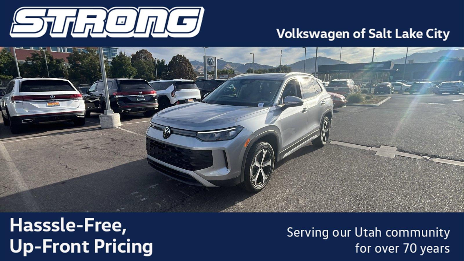 Pyrite Silver Metallic 2026 Volkswagen Tiguan SUV / Crossover All-Wheel Drive Automatic