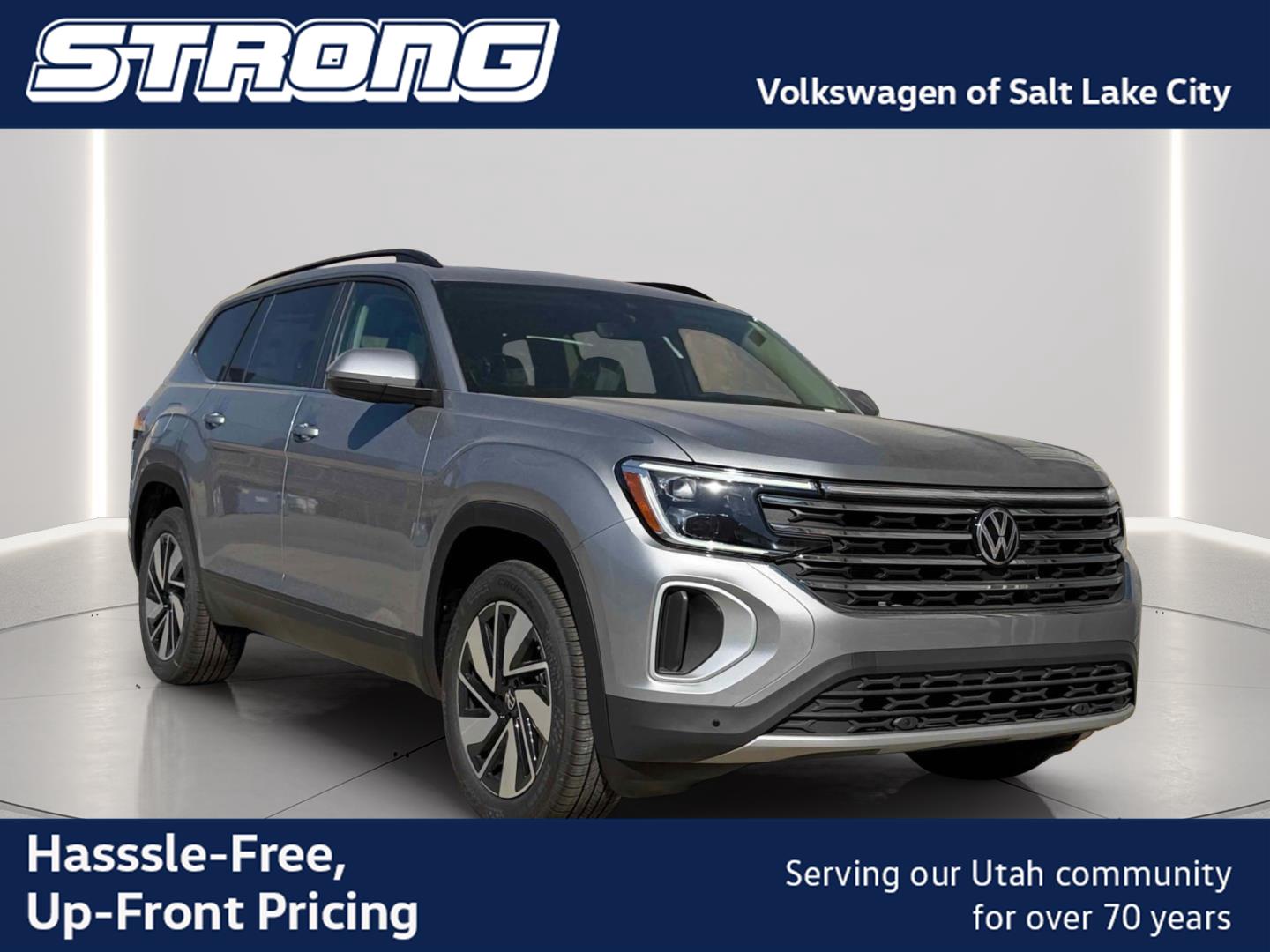 Silver Mist Metallic 2026 Volkswagen Atlas SUV / Crossover All-Wheel Drive Automatic