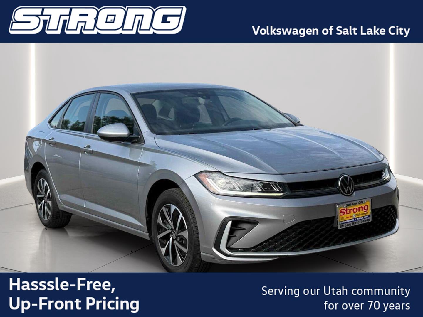 Platinum Gray Metallic 2025 Volkswagen Jetta Sedan Front-Wheel Drive Automatic