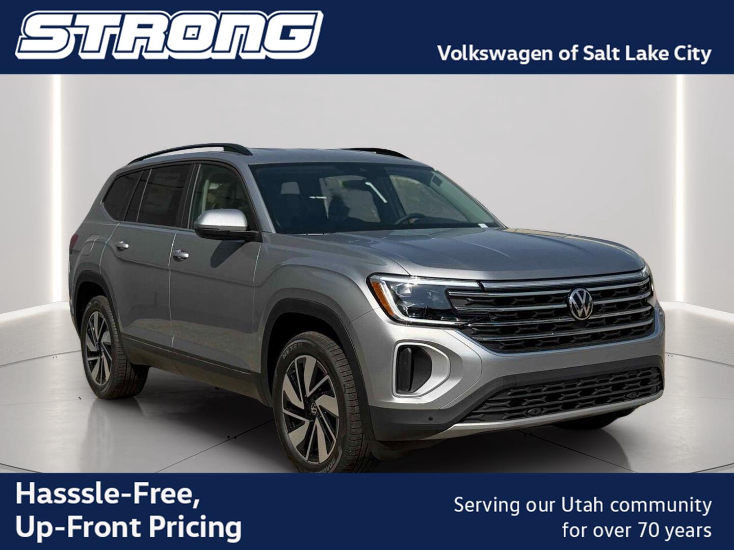 Silver Mist Metallic 2026 Volkswagen Atlas SUV / Crossover All-Wheel Drive Automatic