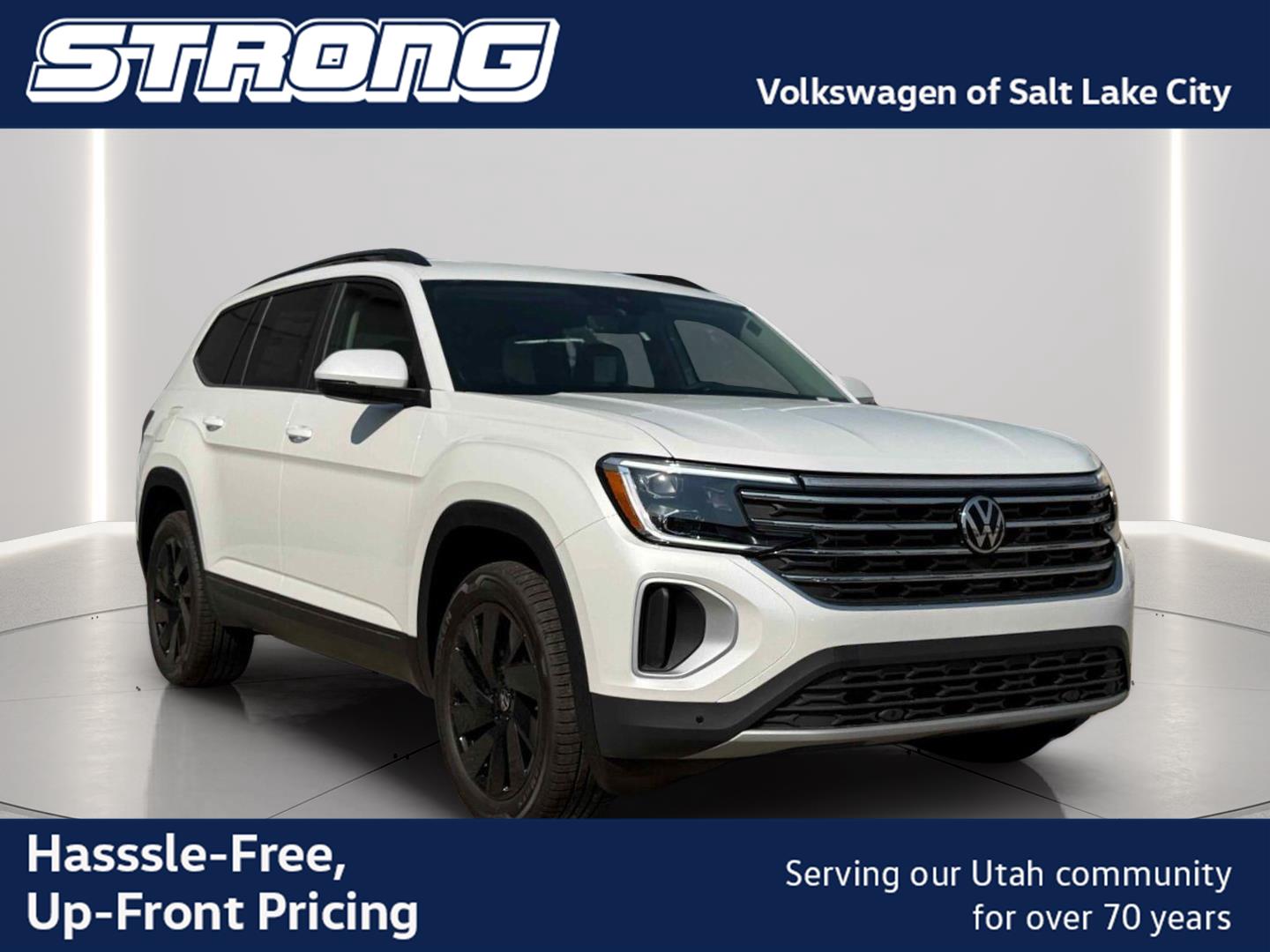 Opal White Pearl 2026 Volkswagen Atlas SUV / Crossover All-Wheel Drive Automatic