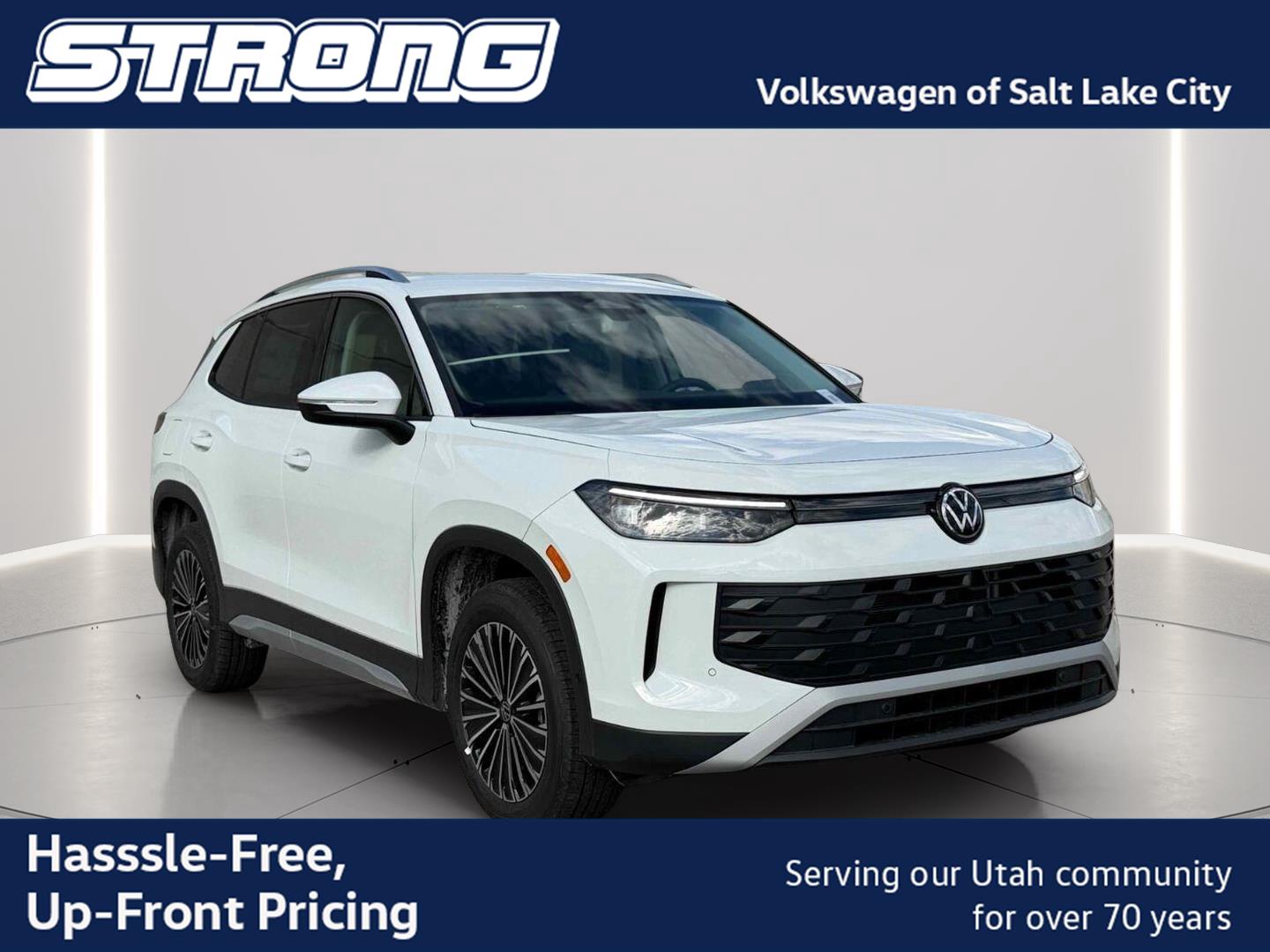 Pure White 2026 Volkswagen Tiguan SUV / Crossover All-Wheel Drive Automatic
