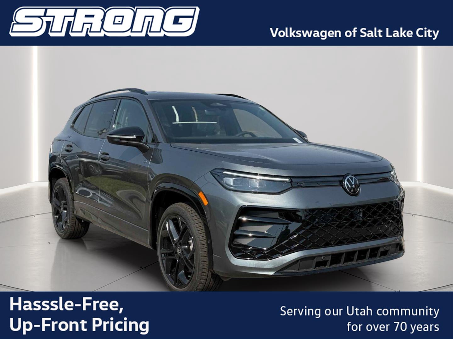 Platinum Gray Metallic 2026 Volkswagen Tiguan SUV / Crossover All-Wheel Drive Automatic