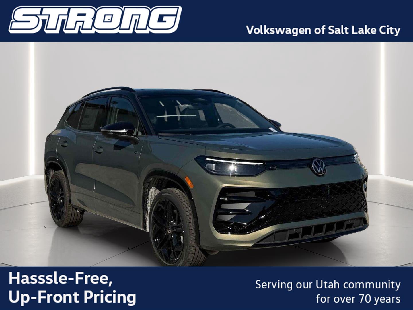 Avocado Green w/Deep Black Roof 2026 Volkswagen Tiguan SUV / Crossover All-Wheel Drive Automatic