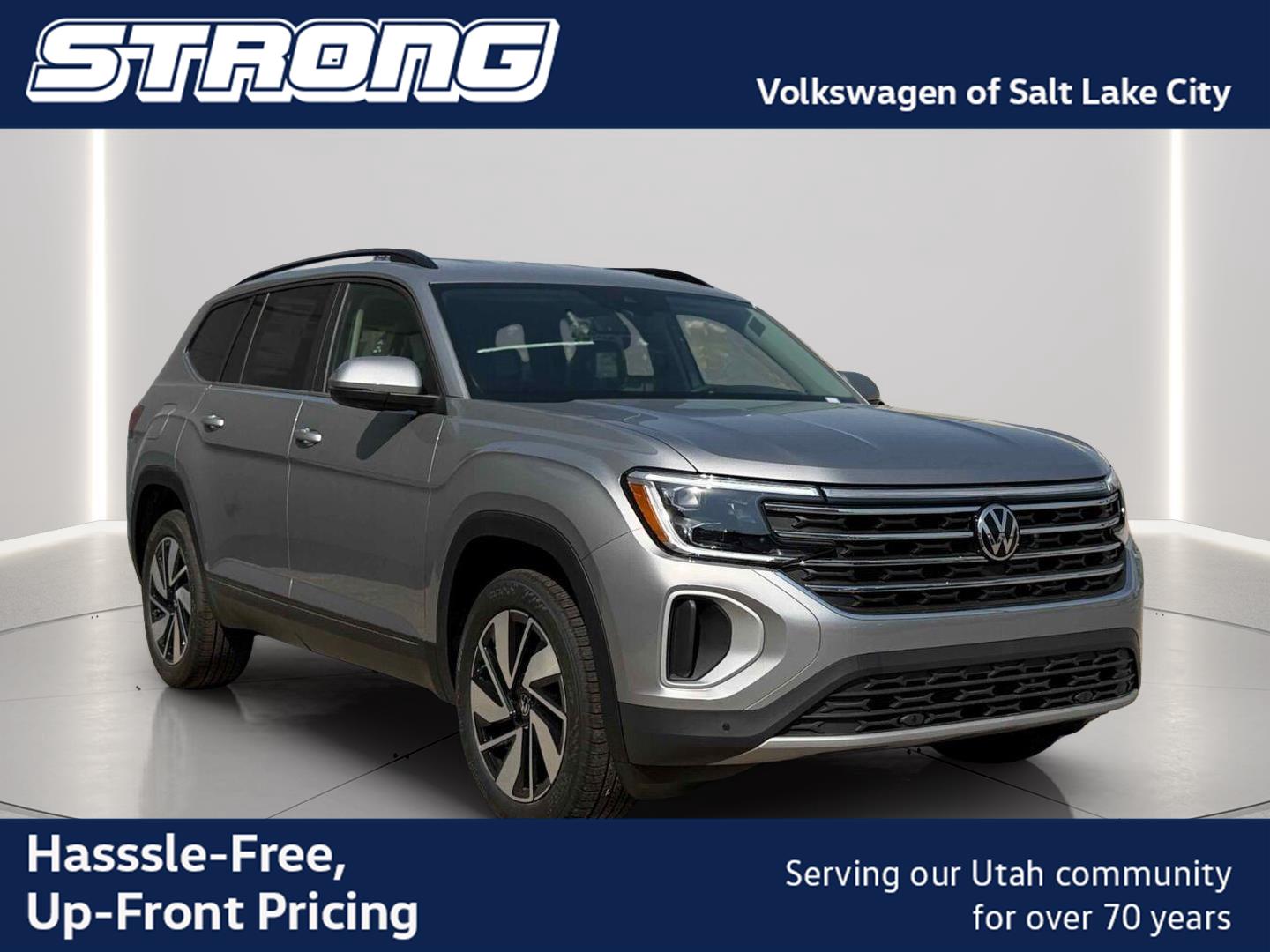 Silver Mist Metallic 2026 Volkswagen Atlas SUV / Crossover All-Wheel Drive Automatic