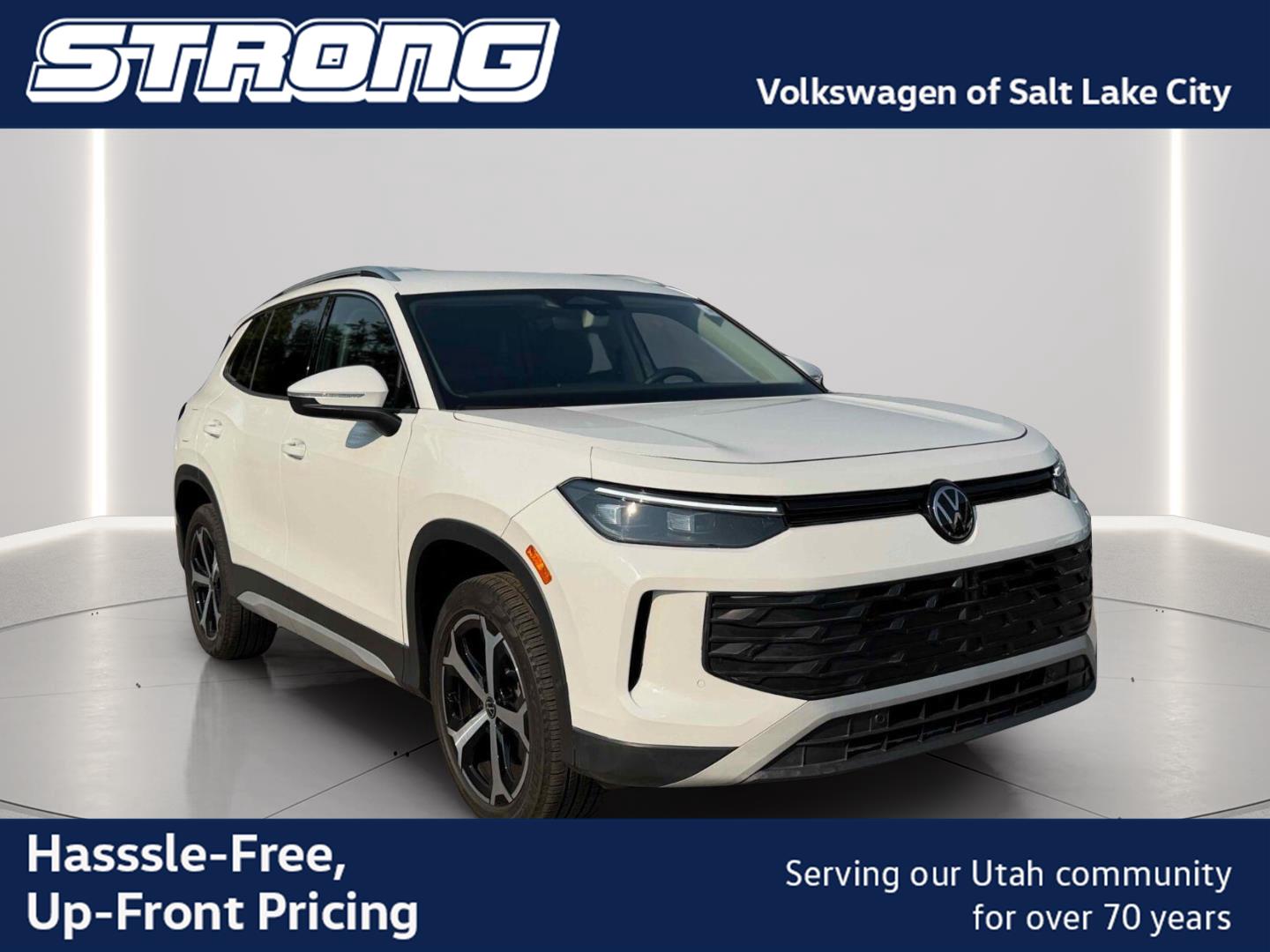 Pure White 2026 Volkswagen Tiguan SUV / Crossover All-Wheel Drive Automatic