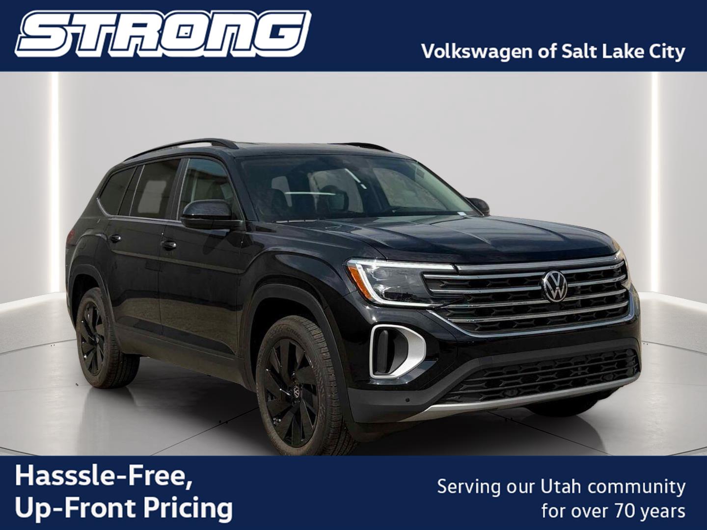 Deep Black Pearl 2026 Volkswagen Atlas SUV / Crossover All-Wheel Drive Automatic