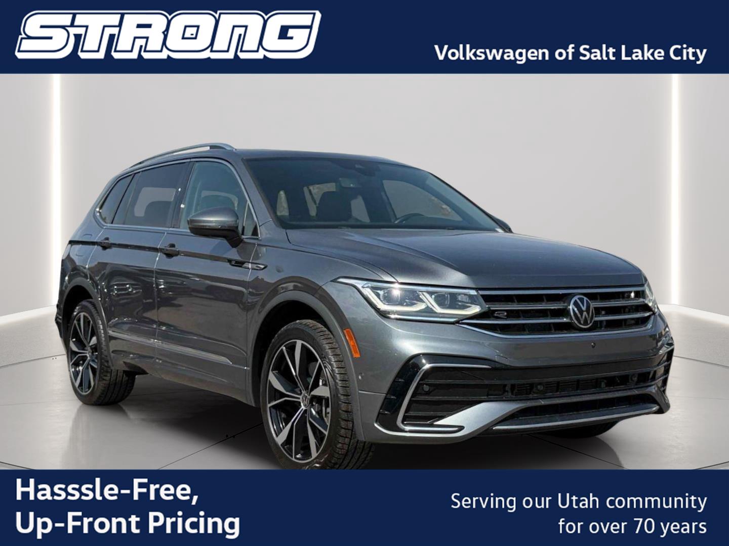 Platinum Gray Metallic 2023 Volkswagen Tiguan SUV / Crossover All-Wheel Drive Automatic