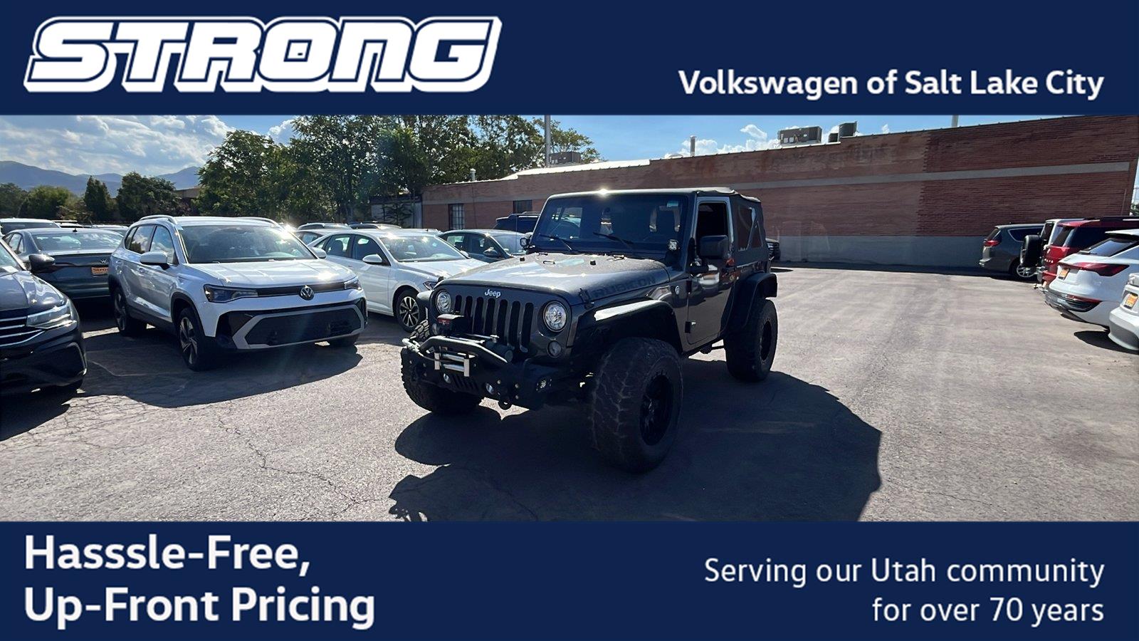 Gray (Granite Crystal Metallic Clearcoat) 2017 Jeep Wrangler SUV / Crossover Four-Wheel Drive 5-Speed Automatic