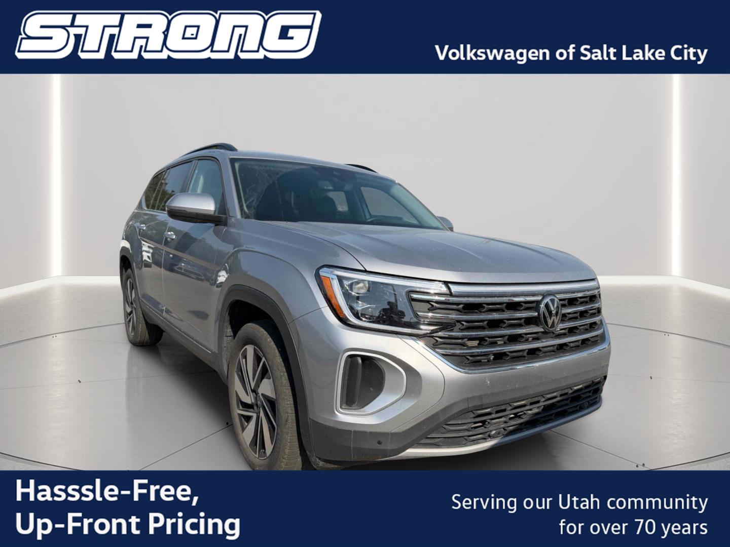 Silver Mist Metallic 2026 Volkswagen Atlas SUV / Crossover All-Wheel Drive Automatic