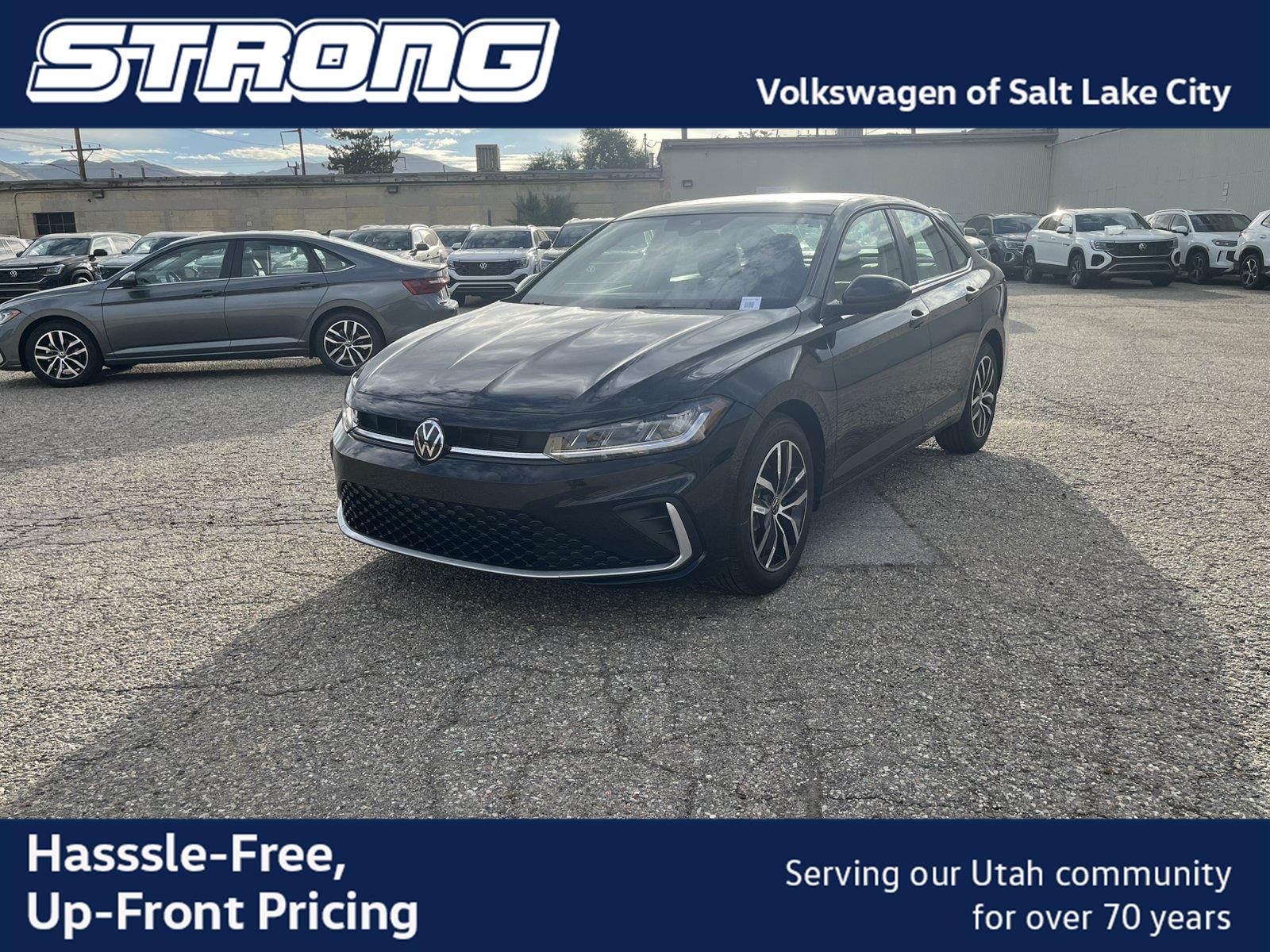 Deep Black Pearl 2027 Volkswagen Jetta Sedan Front-Wheel Drive Automatic