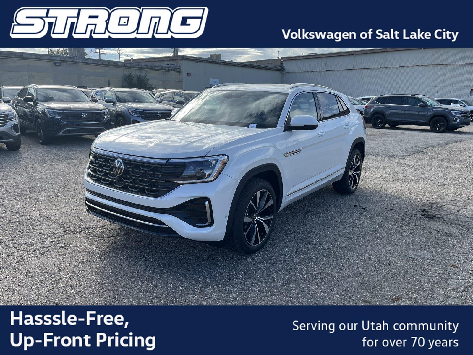 Opal White Pearl 2026 Volkswagen Atlas Cross Sport SUV / Crossover All-Wheel Drive Automatic