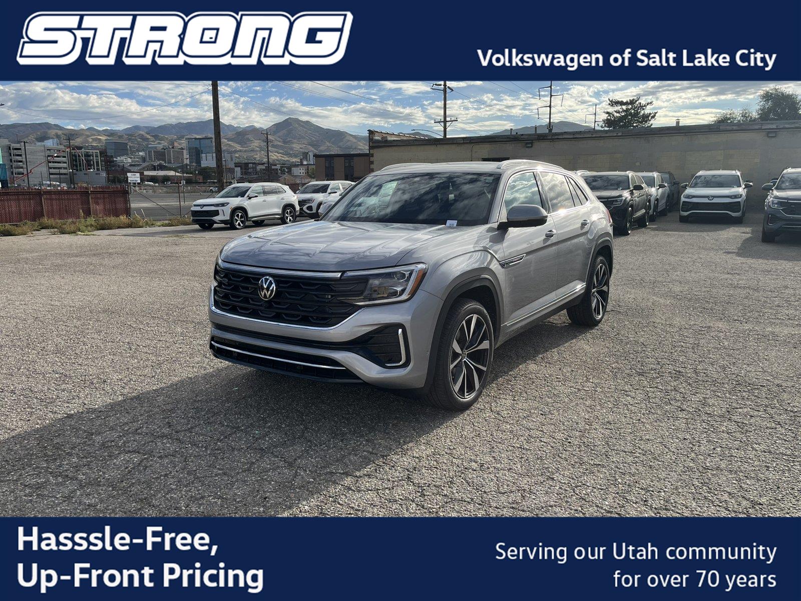 Silver Mist Metallic 2026 Volkswagen Atlas Cross Sport SUV / Crossover All-Wheel Drive Automatic
