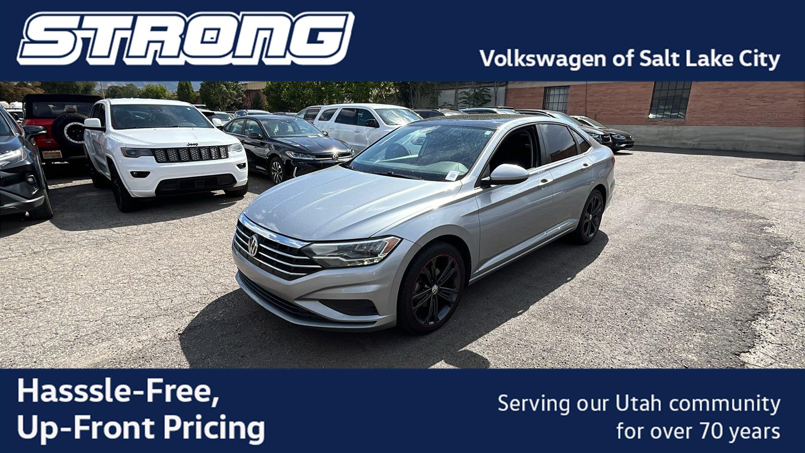 Pyrite Silver Metallic 2019 Volkswagen Jetta Sedan Front-Wheel Drive Automatic
