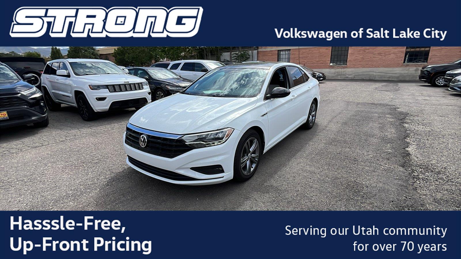 Pure White 2020 Volkswagen Jetta Sedan Front-Wheel Drive Manual
