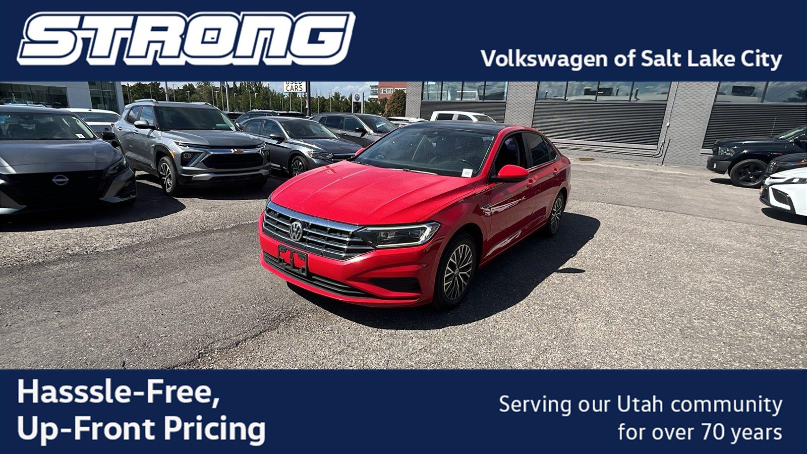 Tornado Red 2019 Volkswagen Jetta Sedan Front-Wheel Drive Automatic