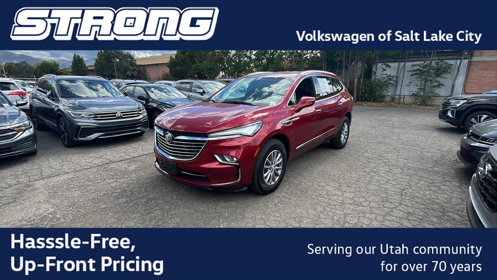 Cherry Red Tintcoat 2024 Buick Enclave SUV / Crossover Four-Wheel Drive 9-Speed Automatic