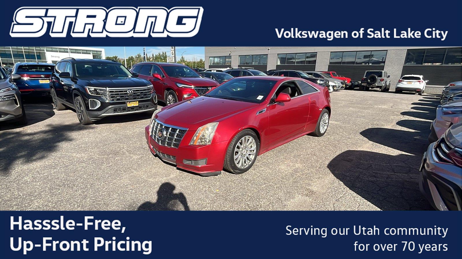 Crystal Red Tintcoat 2012 Cadillac CTS Coupe Coupe Rear-Wheel Drive 6-Speed Automatic