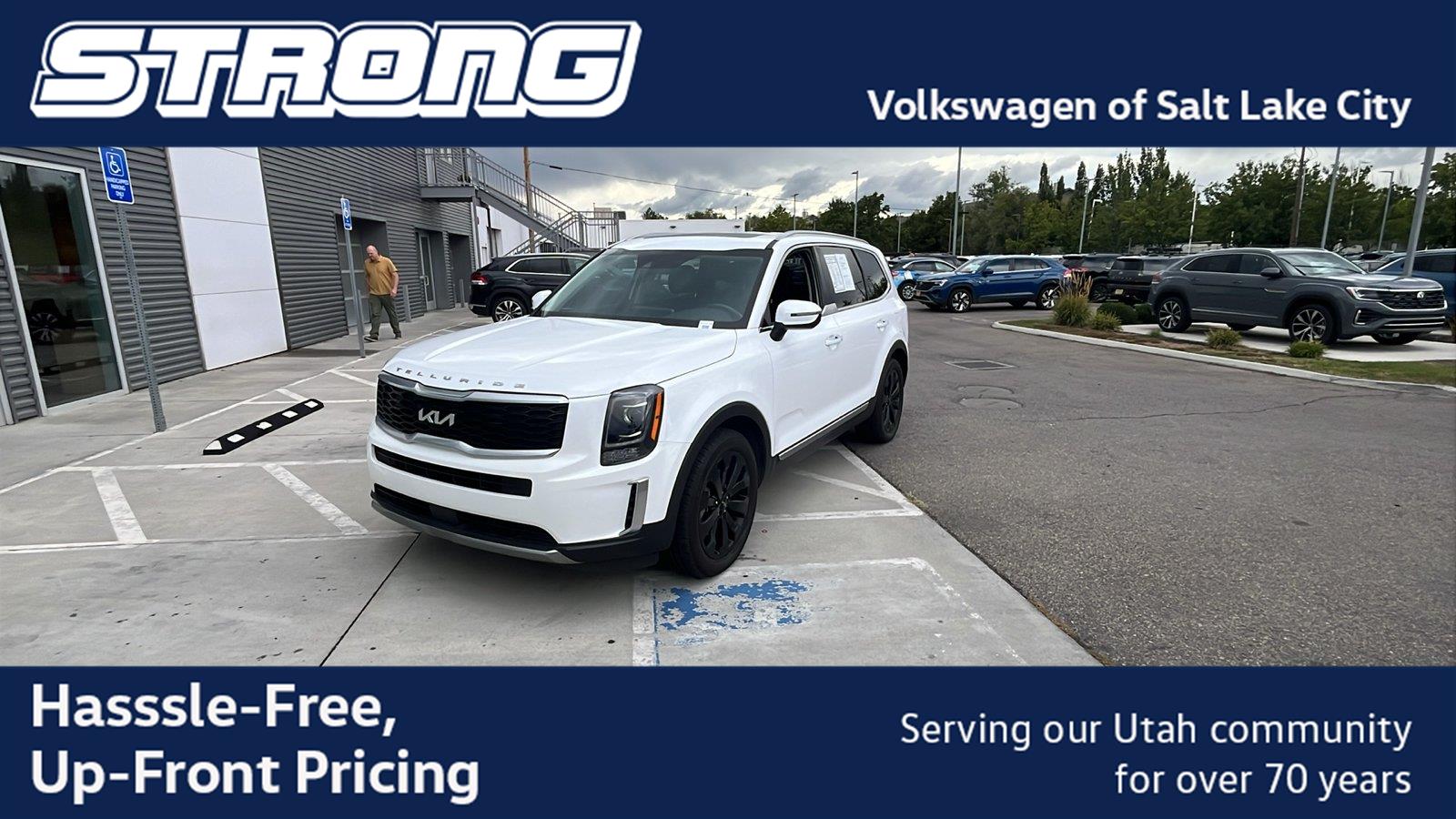 Glacial White Pearl 2022 Kia Telluride SUV / Crossover All-Wheel Drive Automatic