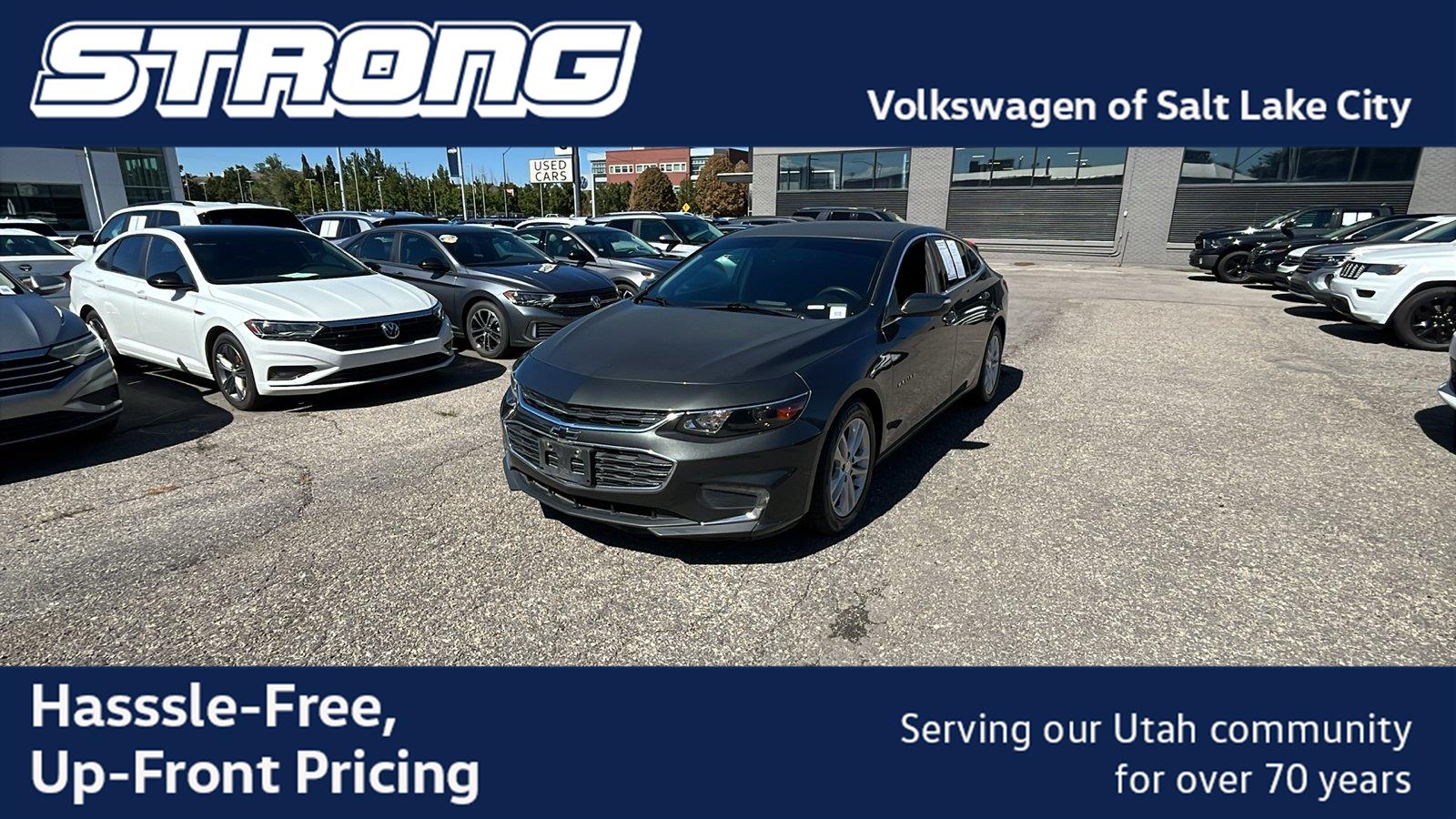 Nightfall Gray Metallic 2018 Chevrolet Malibu Sedan Front-Wheel Drive 6-Speed Automatic