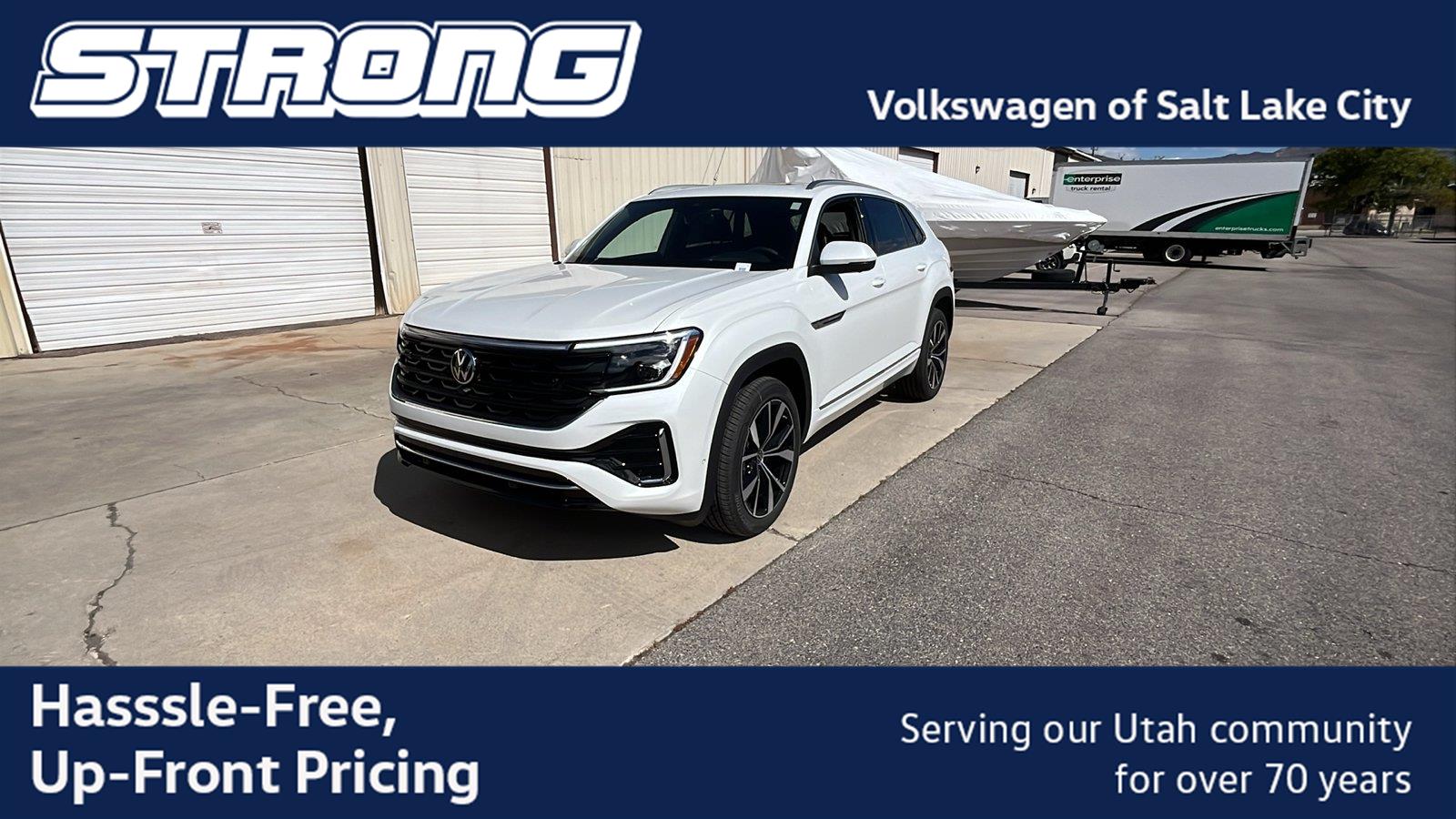 Opal White Pearl 2026 Volkswagen Atlas Cross Sport SUV / Crossover All-Wheel Drive Automatic