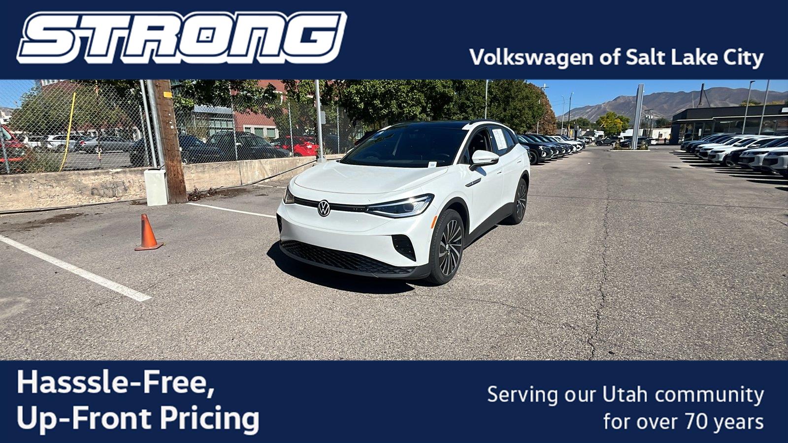 Opal White Pearl 2024 Volkswagen ID.4 SUV / Crossover Rear-Wheel Drive Automatic