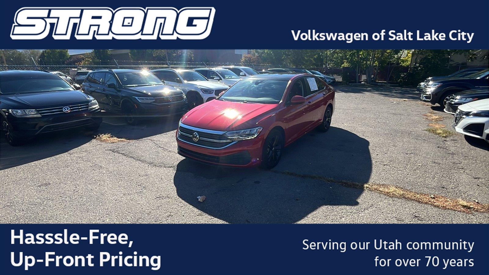 Kings Red Metallic 2023 Volkswagen Jetta Sedan Front-Wheel Drive Automatic