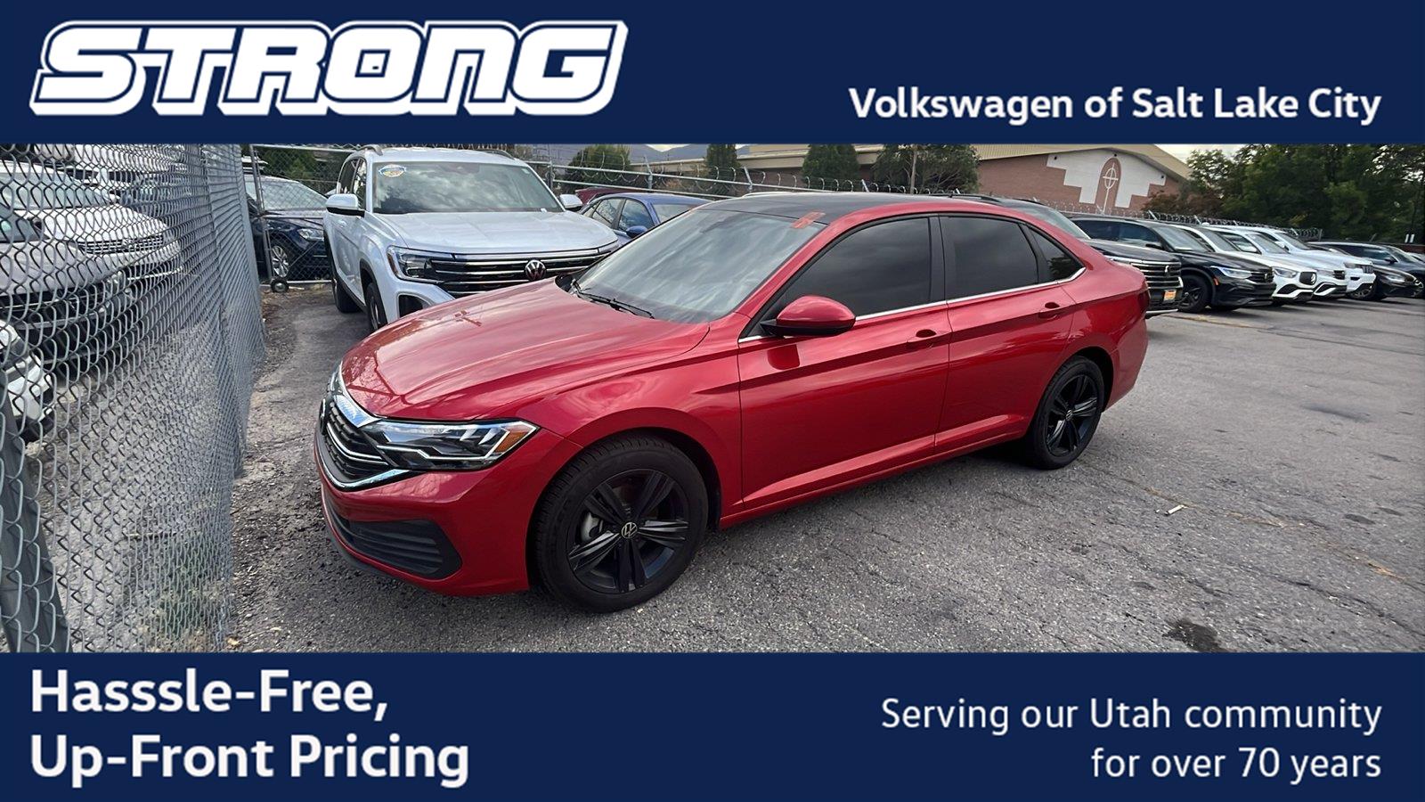 Kings Red Metallic 2023 Volkswagen Jetta Sedan Front-Wheel Drive Automatic