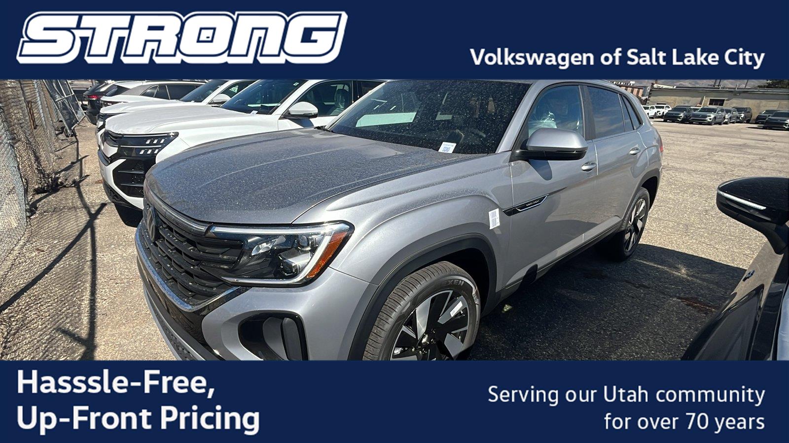 Silver Mist Metallic 2026 Volkswagen Atlas Cross Sport SUV / Crossover All-Wheel Drive Automatic
