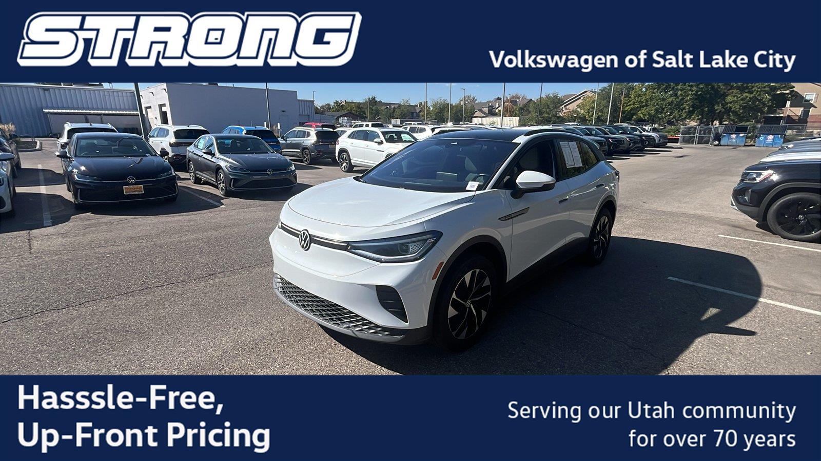 Glacier White Metallic 2022 Volkswagen ID.4 SUV / Crossover All-Wheel Drive Automatic