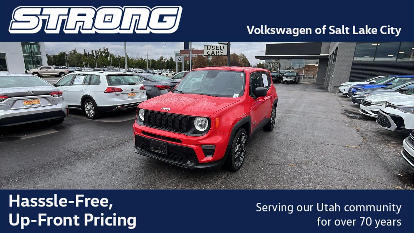 Colorado Red Clearcoat 2020 Jeep Renegade SUV / Crossover Front-Wheel Drive 9-Speed Automatic