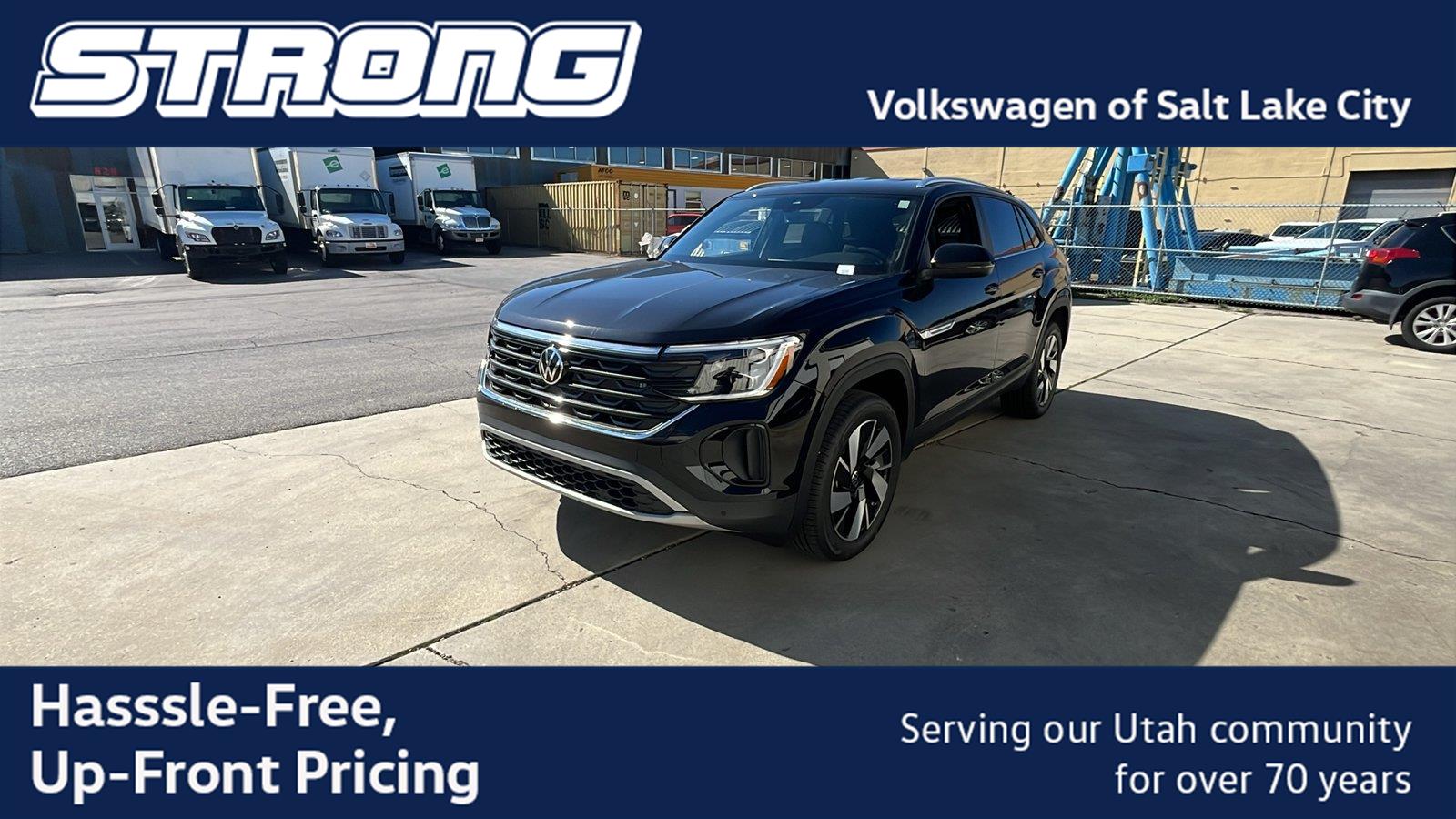 Deep Black Pearl 2026 Volkswagen Atlas Cross Sport SUV / Crossover All-Wheel Drive Automatic