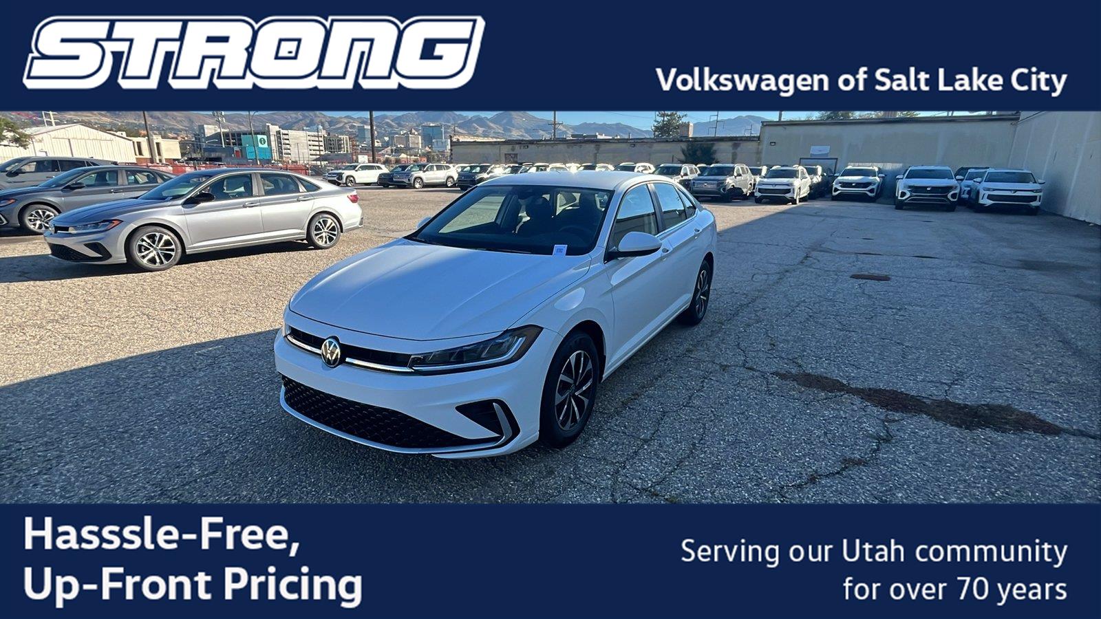Pure White 2027 Volkswagen Jetta Sedan Front-Wheel Drive Automatic