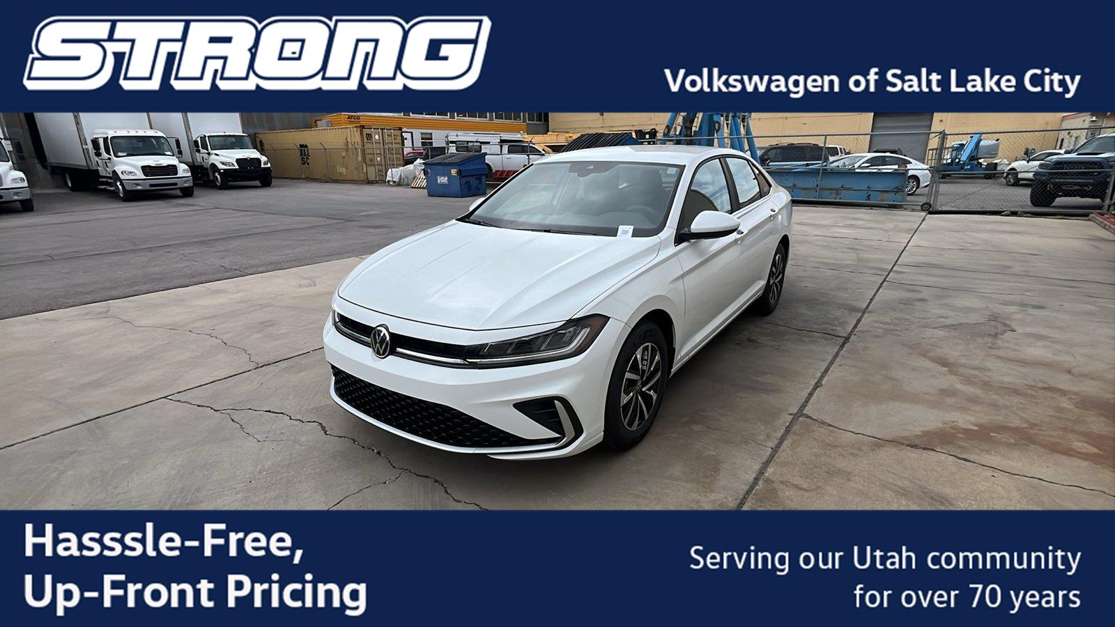 Pure White 2027 Volkswagen Jetta Sedan Front-Wheel Drive Automatic