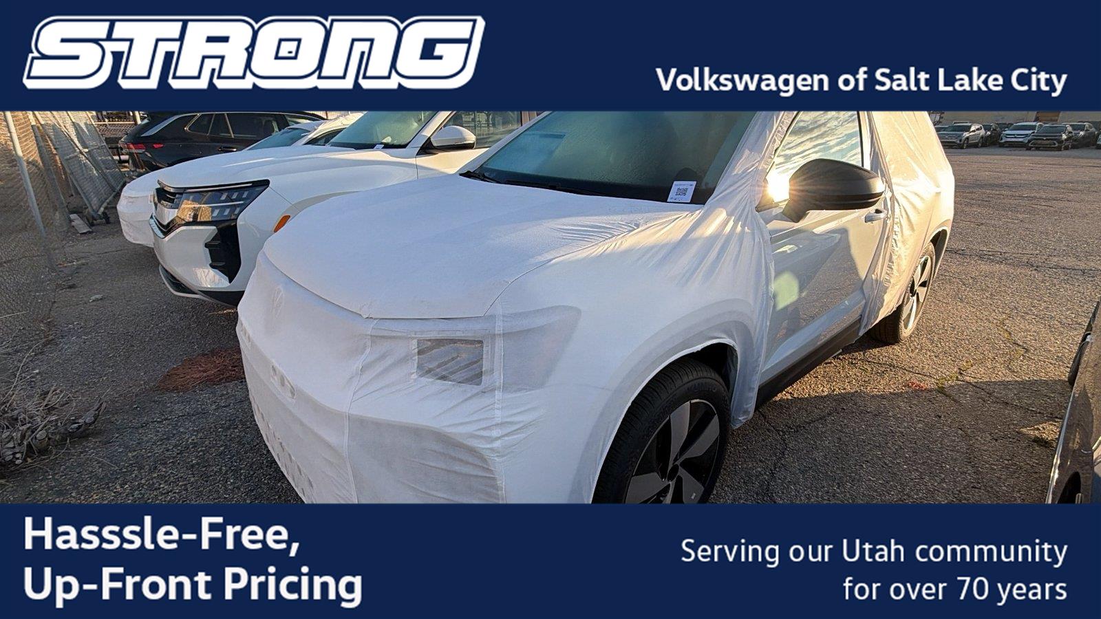 Pure White 2027 Volkswagen Taos SUV / Crossover All-Wheel Drive Automatic