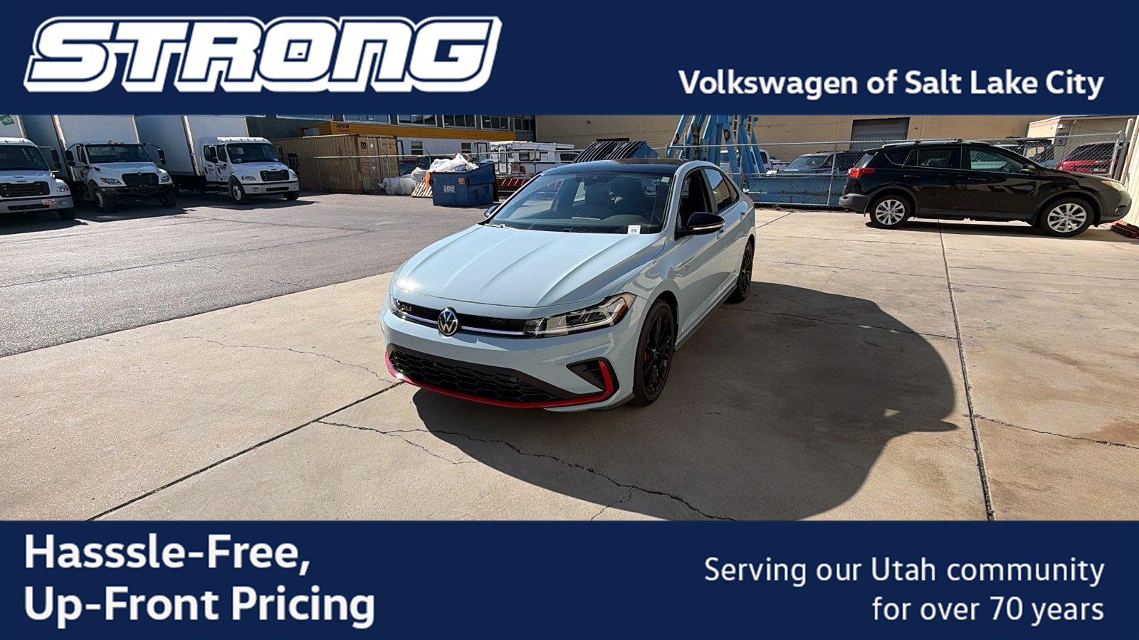 Monument Gray w/Deep Black Roof 2027 Volkswagen Jetta GLI Sedan Front-Wheel Drive Automatic