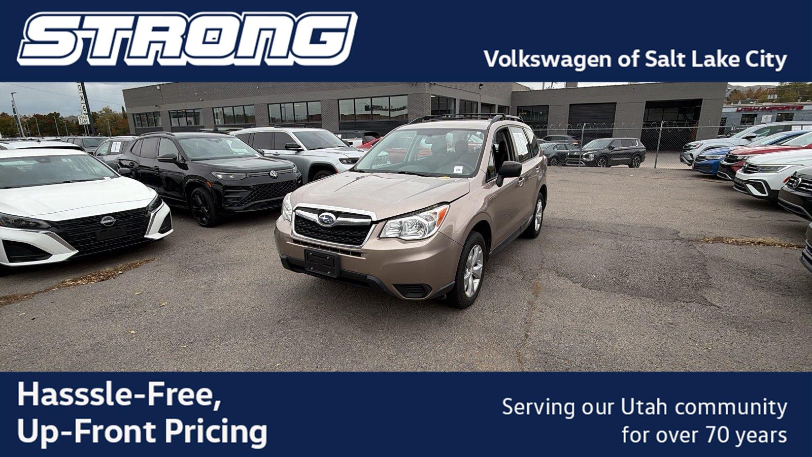 Burnished Bronze Metallic 2016 Subaru Forester SUV / Crossover All-Wheel Drive Continuously Variable Transmission