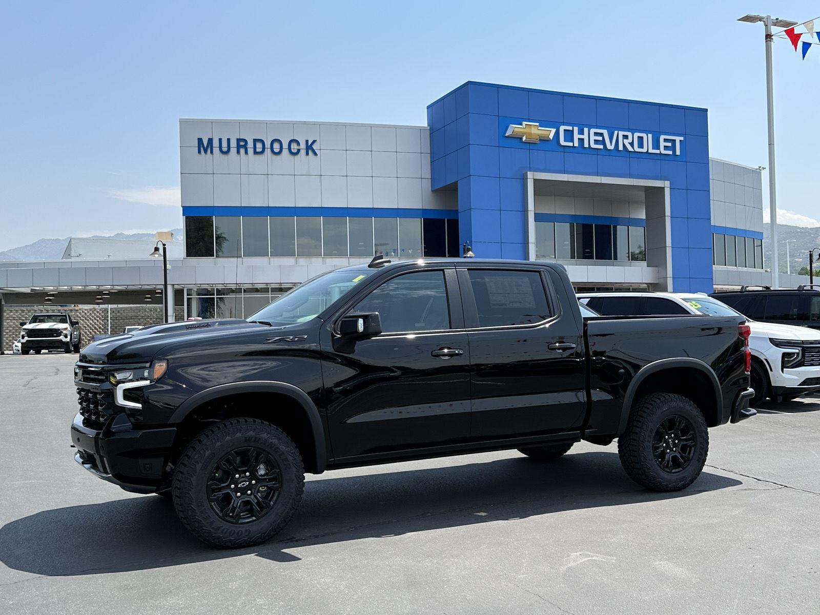 Black 2026 Chevrolet Silverado 1500 Pickup Truck Four-Wheel Drive Automatic
