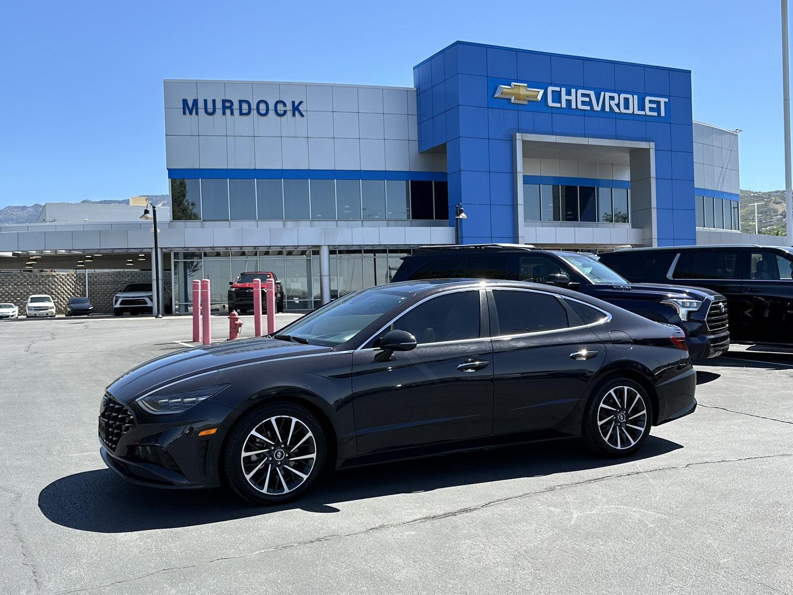 Blue 2023 Hyundai Sonata Sedan Front-Wheel Drive