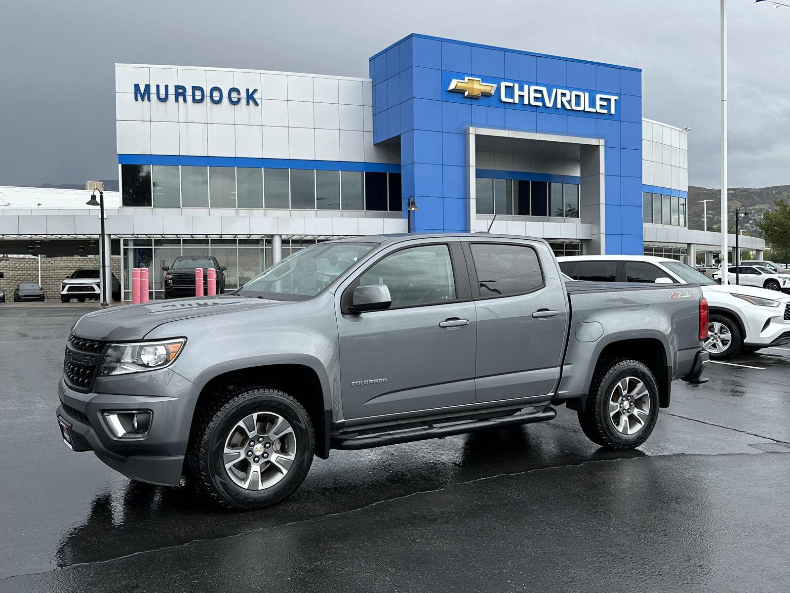 Gray (Satin Steel Metallic) 2019 Chevrolet Colorado Pickup Truck Four-Wheel Drive 8-Speed Automatic