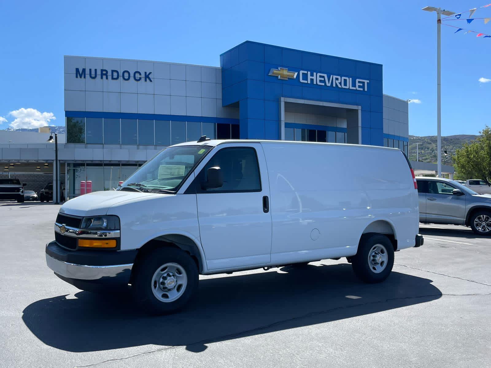 Summit White 2026 Chevrolet Express Cargo Van Rear-Wheel Drive 8-Speed Automatic