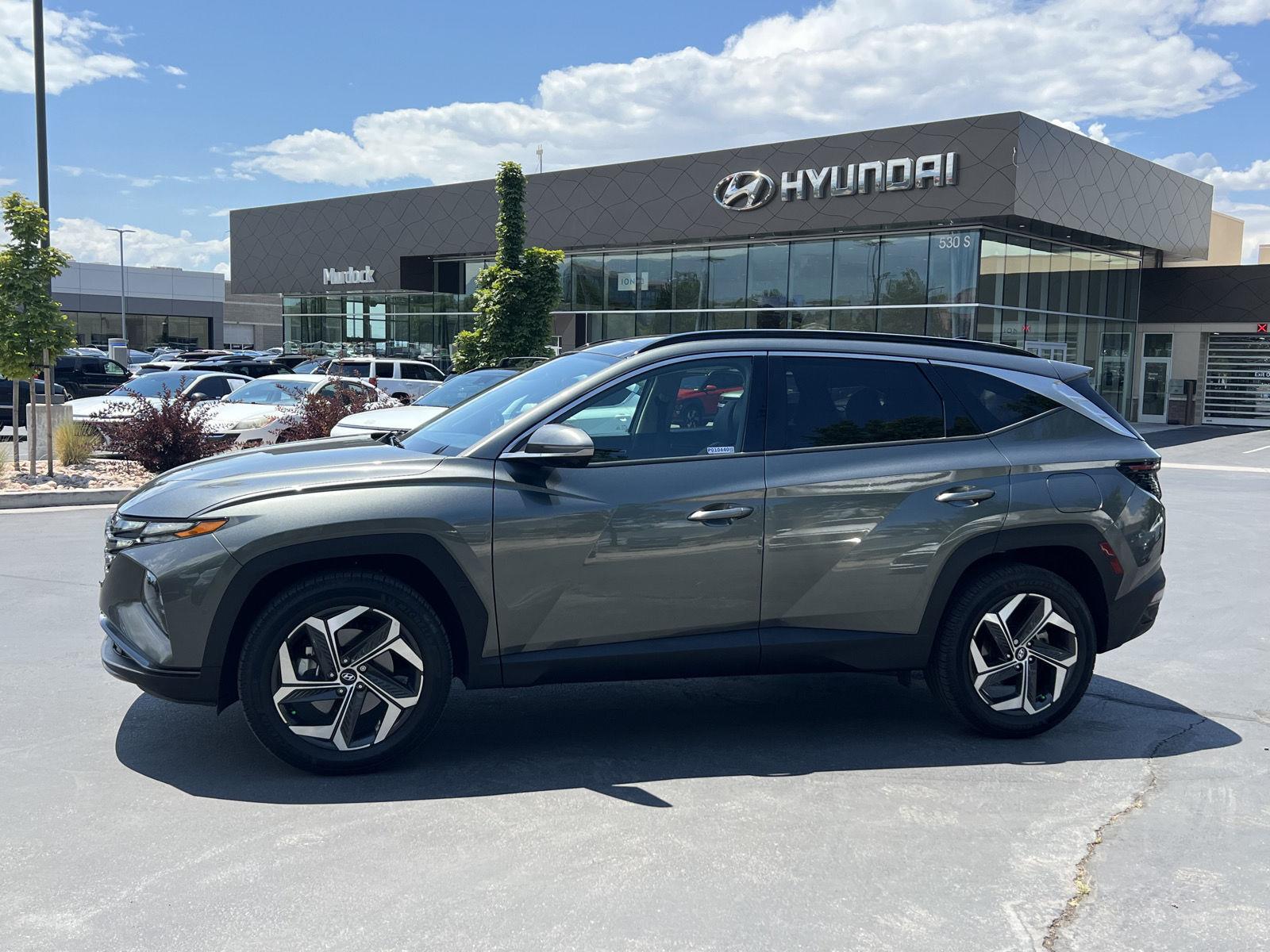 Amazon Gray 2023 Hyundai Tucson SUV / Crossover All-Wheel Drive Automatic