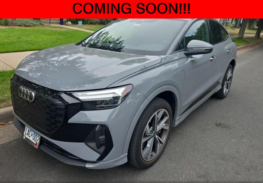 Pebble Gray 2023 Audi Q4 e-tron Sportback Sedan All-Wheel Drive Automatic