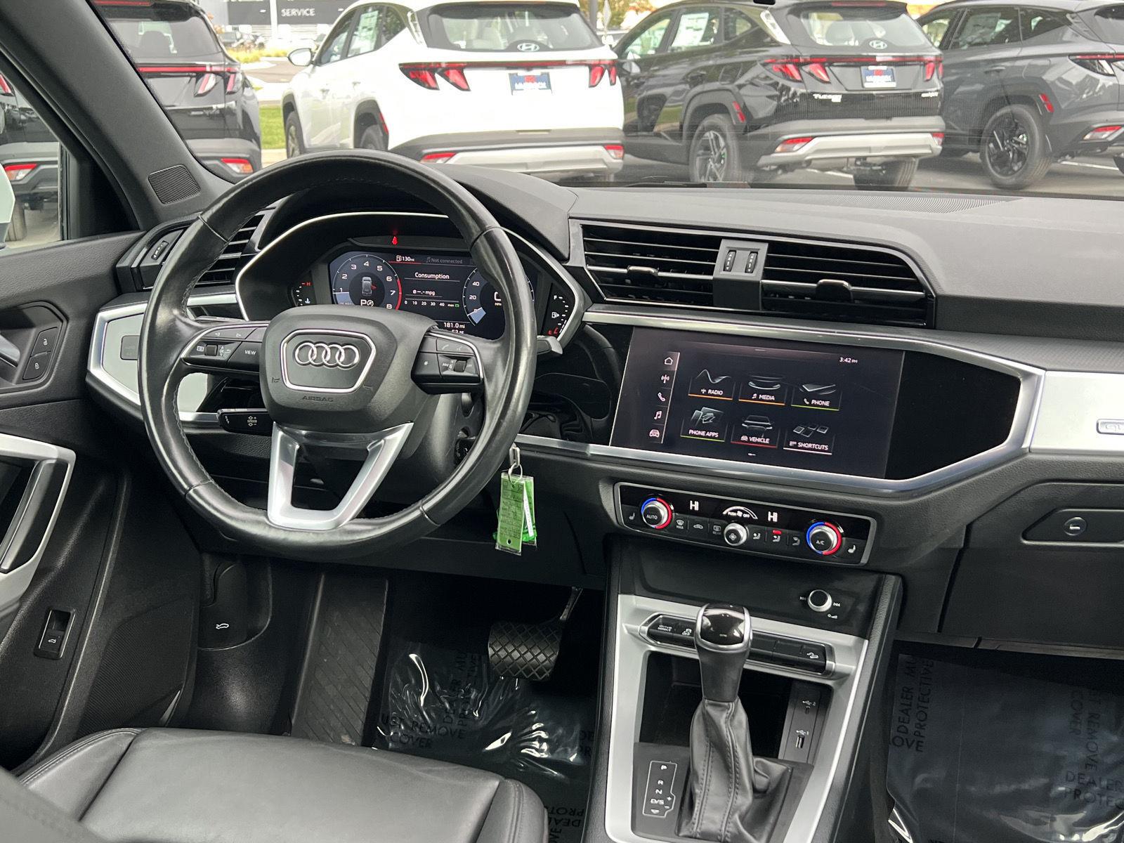 Used 2021 Audi Q3 Premium with VIN WA1AUCF39M1098483 for sale in Lindon, UT