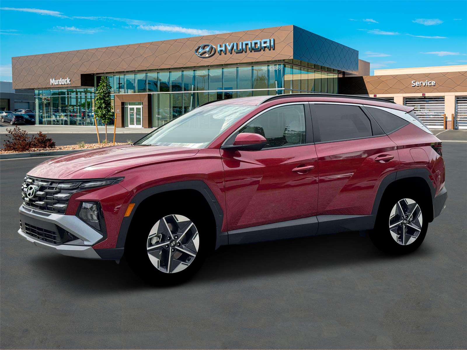 New 2026 Ultimate Red Hyundai SEL AWD image 2