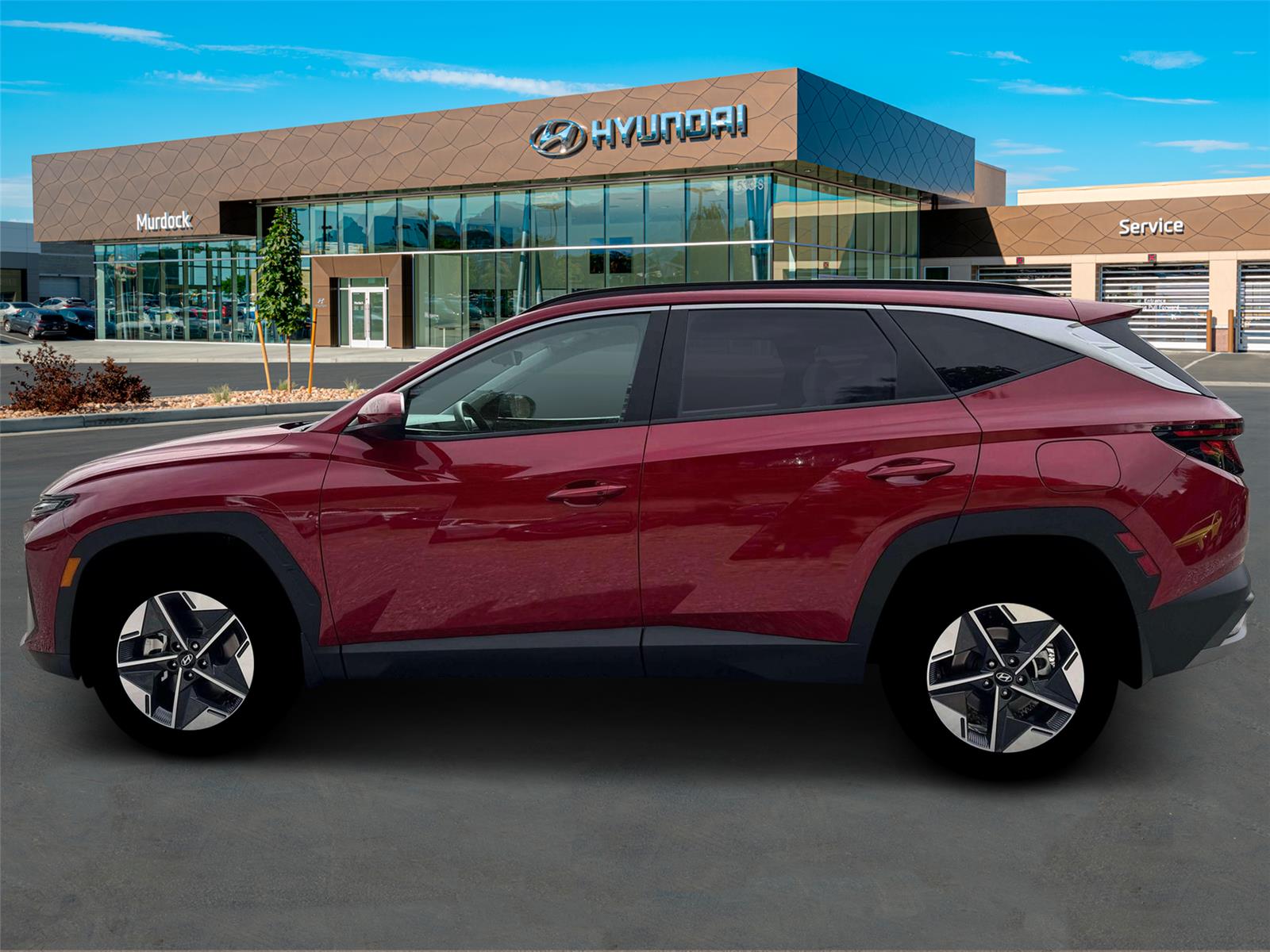 New 2026 Ultimate Red Hyundai SEL AWD image 3