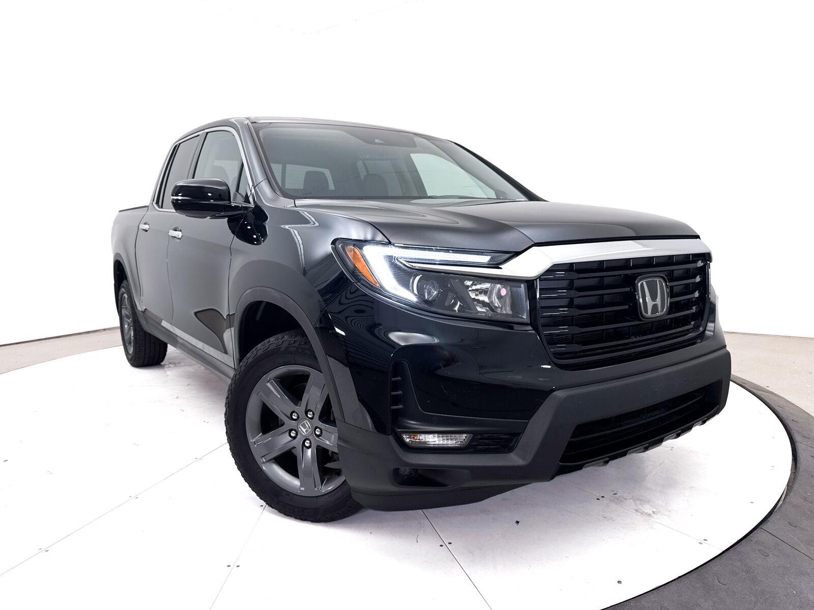 Crystal Black Pearl 2023 Honda Ridgeline Pickup Truck All-Wheel Drive Automatic