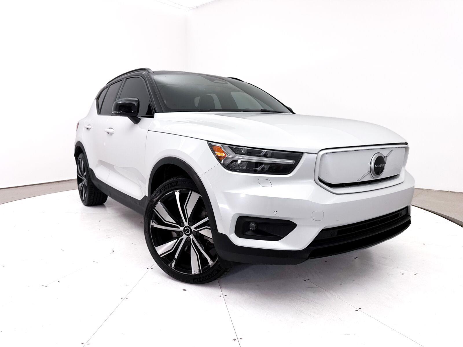 Crystal White Metallic 2021 Volvo XC40 Recharge SUV / Crossover All-Wheel Drive Automatic